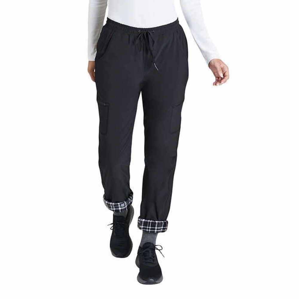 Eddie Bauer Ladies' Size 12 Pull-on Fleece Lined Pant, Black